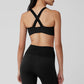 Seamless Ribbed Favorite Sports Bra — Black