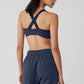 Seamless Ribbed Favorite Sports Bra — Navy