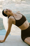 Airlift Intrigue Sports Bra — Espresso