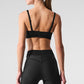 Airlift Line Up Sports Bra — Black