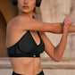 Airlift Line Up Sports Bra — Charcoal Green