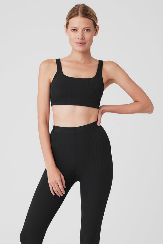 Run It Back Sports Bra — Black