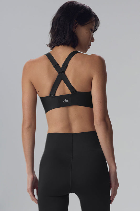 Airlift Strength Sports Bra — Black