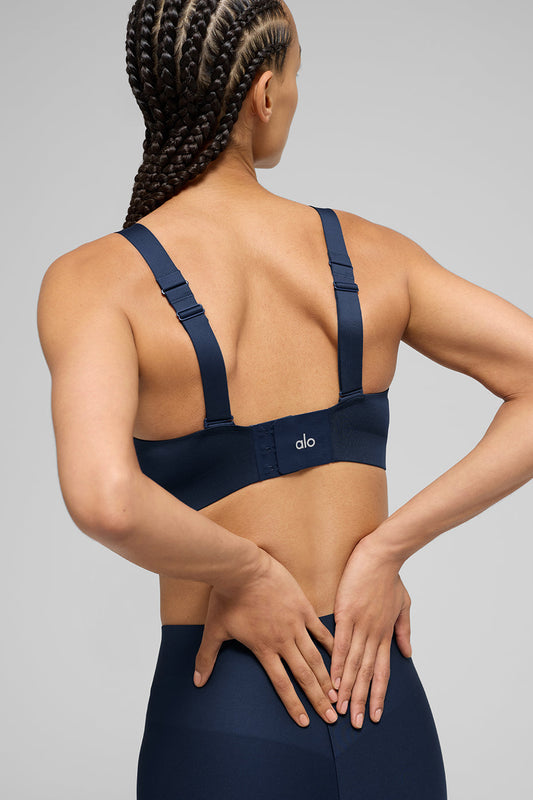 Airlift Strength Sports Bra — Navy