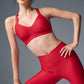 Airlift Strength Sports Bra — Bold Red