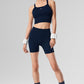 Seamless Ribbed Favorite Sports Bra Tank Top — Navy