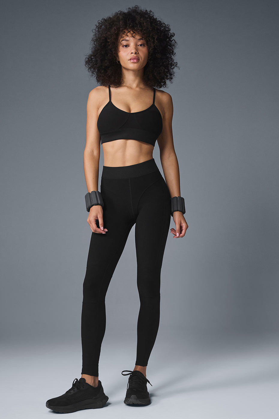 Alosoft Head Start Sports Bra — Black