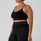 Alosoft Head Start Sports Bra — Black