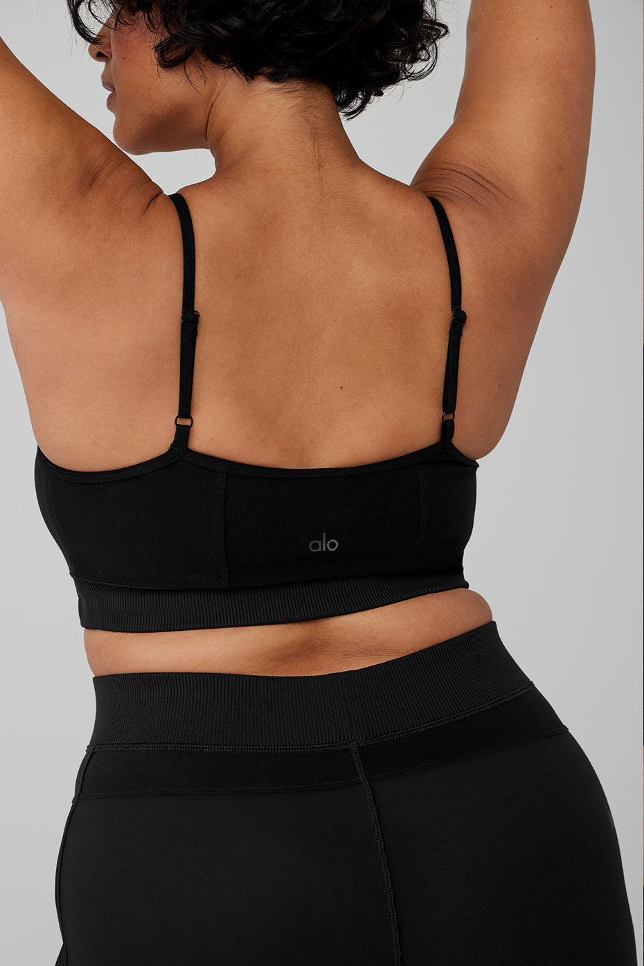 Alosoft Head Start Sports Bra — Black