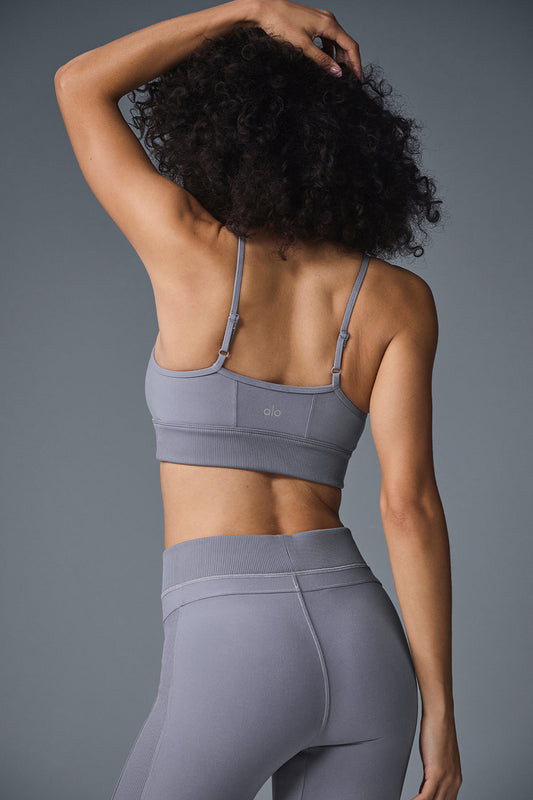 Alosoft Head Start Sports Bra — Fog