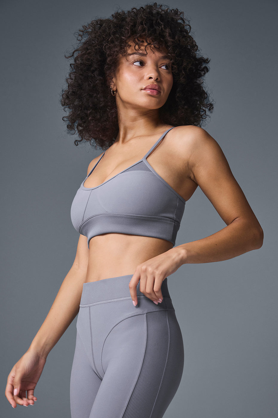 Alosoft Head Start Sports Bra — Fog