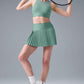 Airlift Mesh Coastline Sports Bra — Botanical Green