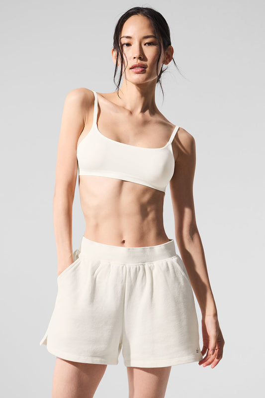 Sheer Glow Sports Bra — Ivory