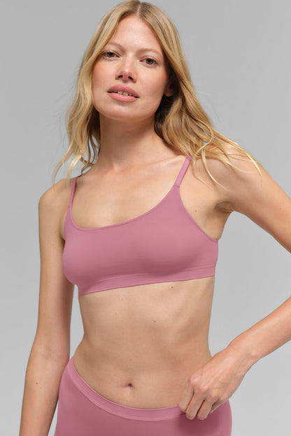 Sheer Glow Sports Bra — Pink Wild Rose