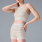 Sport Play Knit Sports Bra — Ivory/Alabaster