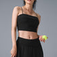 Doubles Only Sports Bra Tank Top — Black