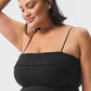 Doubles Only Sports Bra Tank Top — Black