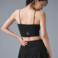Doubles Only Sports Bra Tank Top — Black
