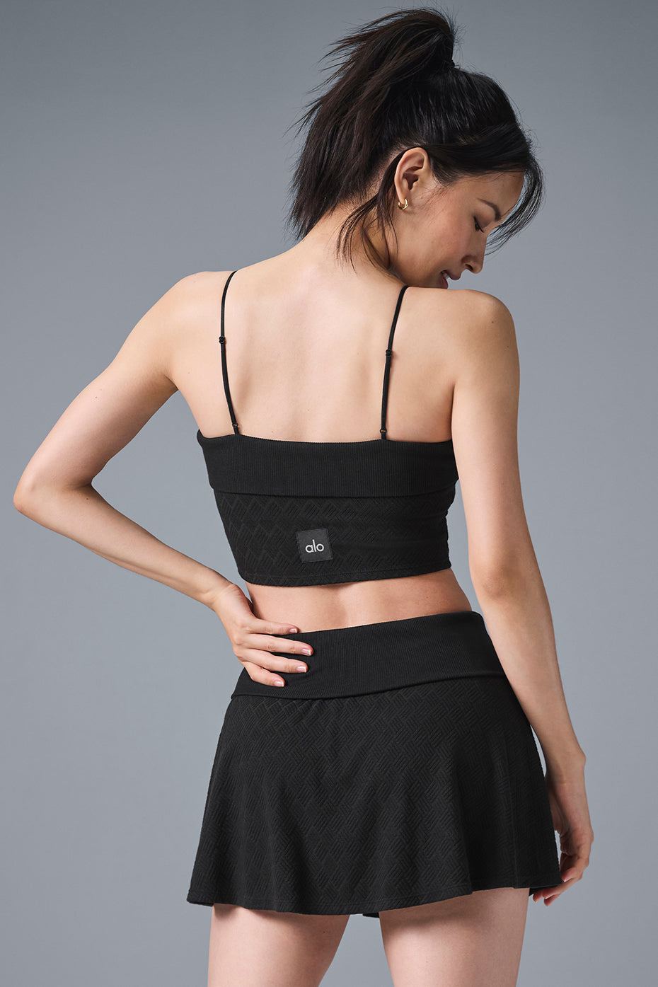 Doubles Only Sports Bra Tank Top — Black