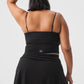 Doubles Only Sports Bra Tank Top — Black