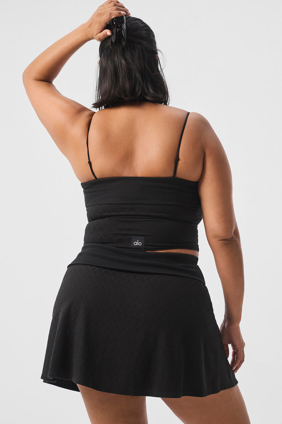 Doubles Only Sports Bra Tank Top — Black