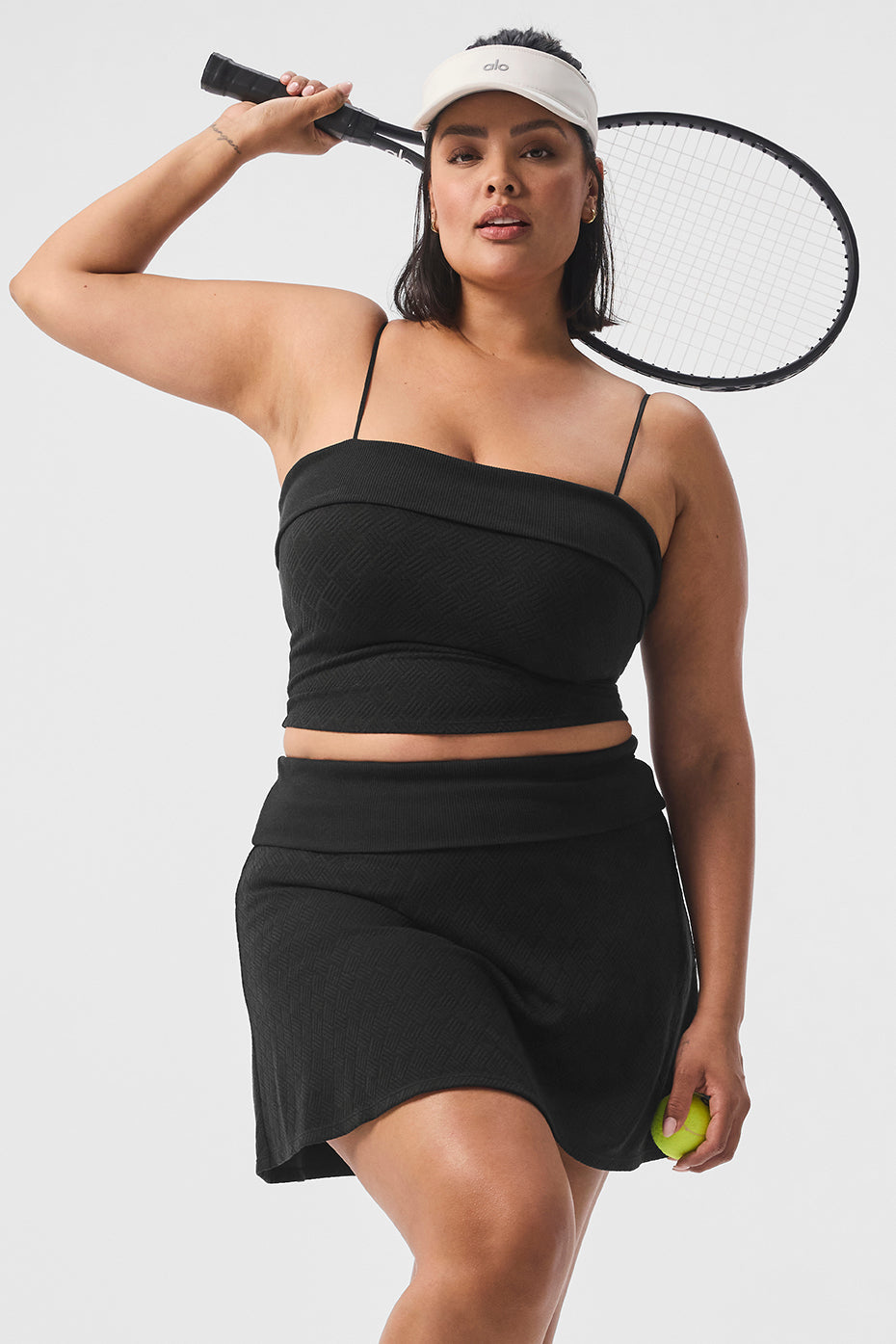 Doubles Only Sports Bra Tank Top — Black
