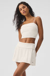Doubles Only Sports Bra Tank Top — Ivory