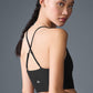 Alosoft Highlight Sports Bra — Black