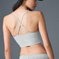 Alosoft Highlight Sports Bra — Athletic Heather Grey