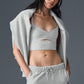 Alosoft Highlight Sports Bra — Athletic Heather Grey