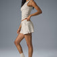 Ribbed En Pointe Tank Top — Oatmeal Heather