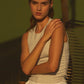 Ribbed En Pointe Tank Top — Oatmeal Heather