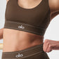 Airlift Suit Up Sports Bra — Espresso