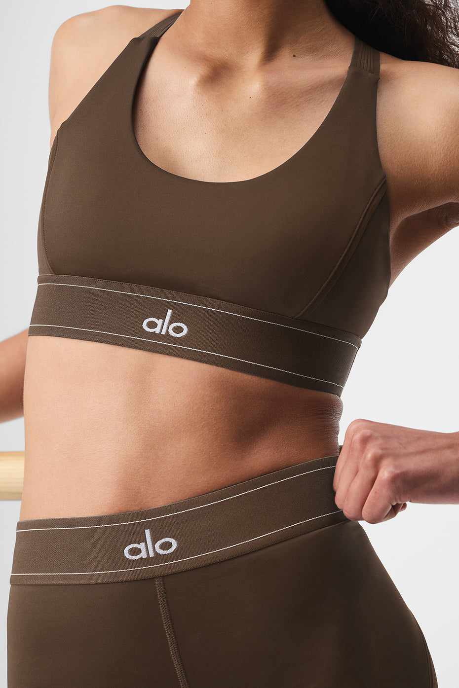 Airlift Suit Up Sports Bra — Espresso