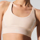 Airlift Suit Up Sports Bra — Macadamia/White