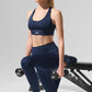 Airlift Suit Up Sports Bra — Navy/Navy