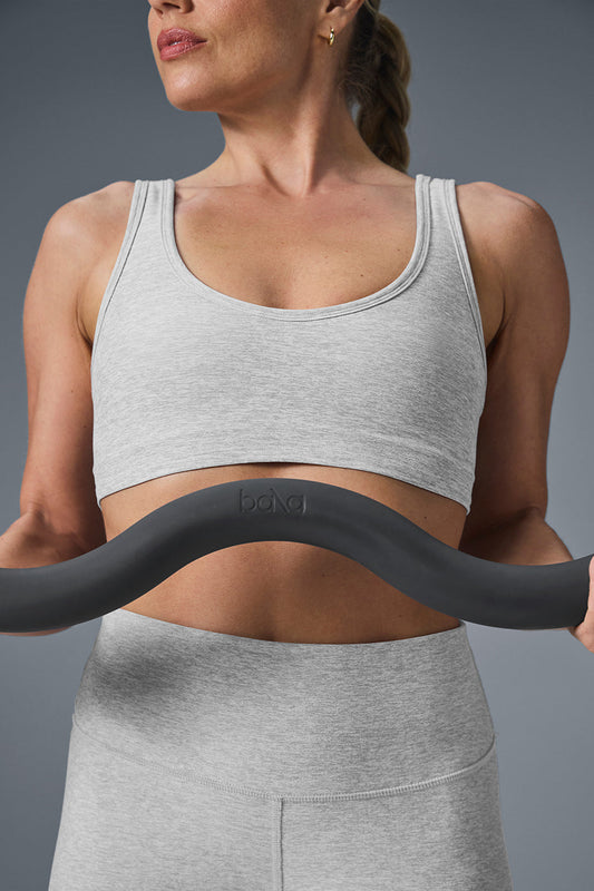 Alosoft Center Stage Sports Bra — Athletic Heather Grey
