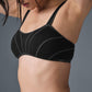 Alosoft Sunray Sports Bra — Black/White