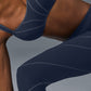 Alosoft Sunray Sports Bra — Navy/Ivory
