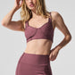 Airlift Redefine Sports Bra — Burgundy Truffle/Black