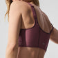 Airlift Redefine Sports Bra — Burgundy Truffle/Black