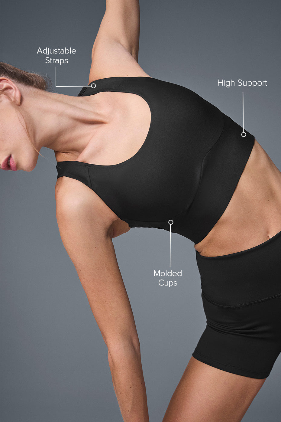 Airlift Empower Sports Bra — Black