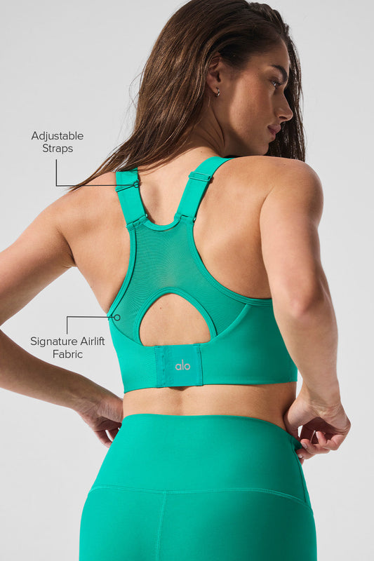 Airlift Empower Sports Bra — Spruce Green