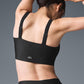 Airlift Turn It Up Sports Bra Tank Top — Black