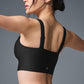 Airlift Turn It Up Sports Bra Tank Top — Black