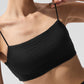 Micro Plisse Game On Sports Bra — Black