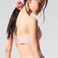 Micro Plisse Game On Sports Bra — Pink Quartz