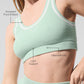 Tennis Club Sweater Knit Sports Bra — Spearmint/White