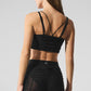 Airlift Mesh Cherish Sports Bra — Black
