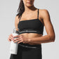 Alosoft Relay Sports Bra — Black/White